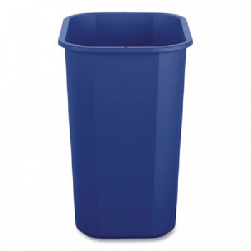 Deskside Recycling Bin, 3 gal, Polypropylene, Blue (12QTRECYCLEB)
