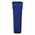 Slim Recycling Container, 23 gal, Polypropylene, Blue (23GLRECYCLEB)