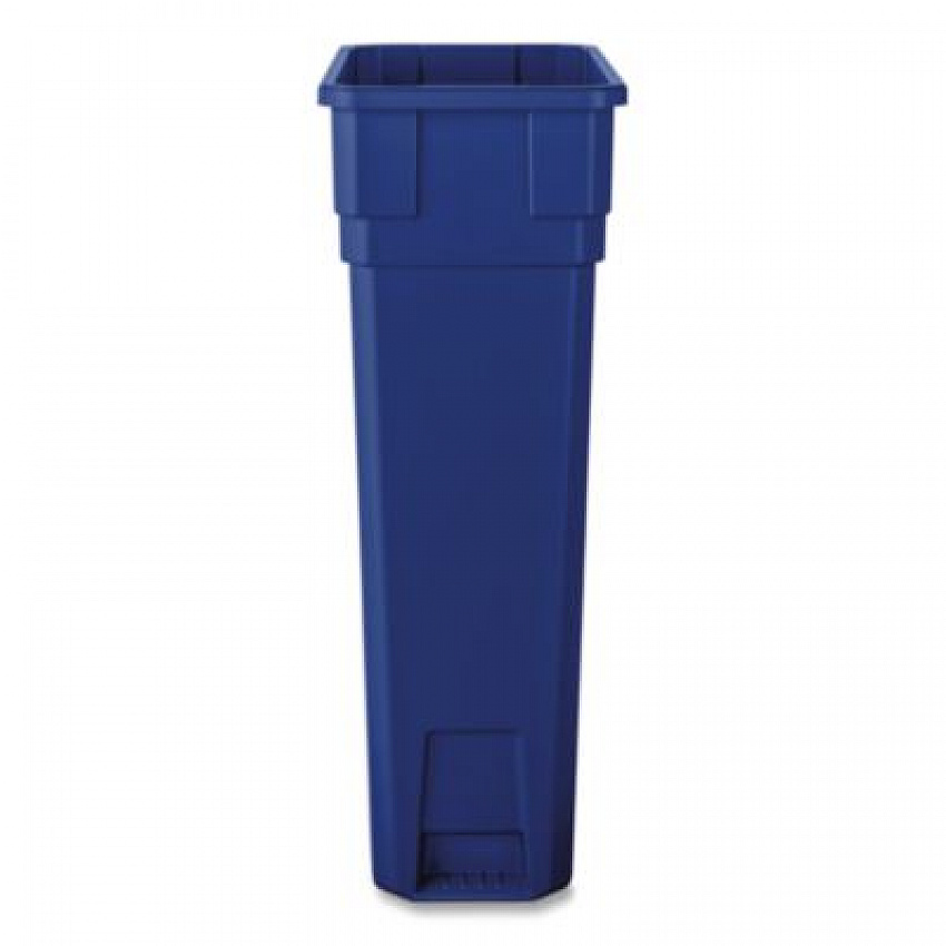 Slim Recycling Container, 23 gal, Polypropylene, Blue (23GLRECYCLEB)