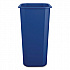 Recycling Container, 10 gal, Polypropylene, Blue (41QTRECYCLEB)
