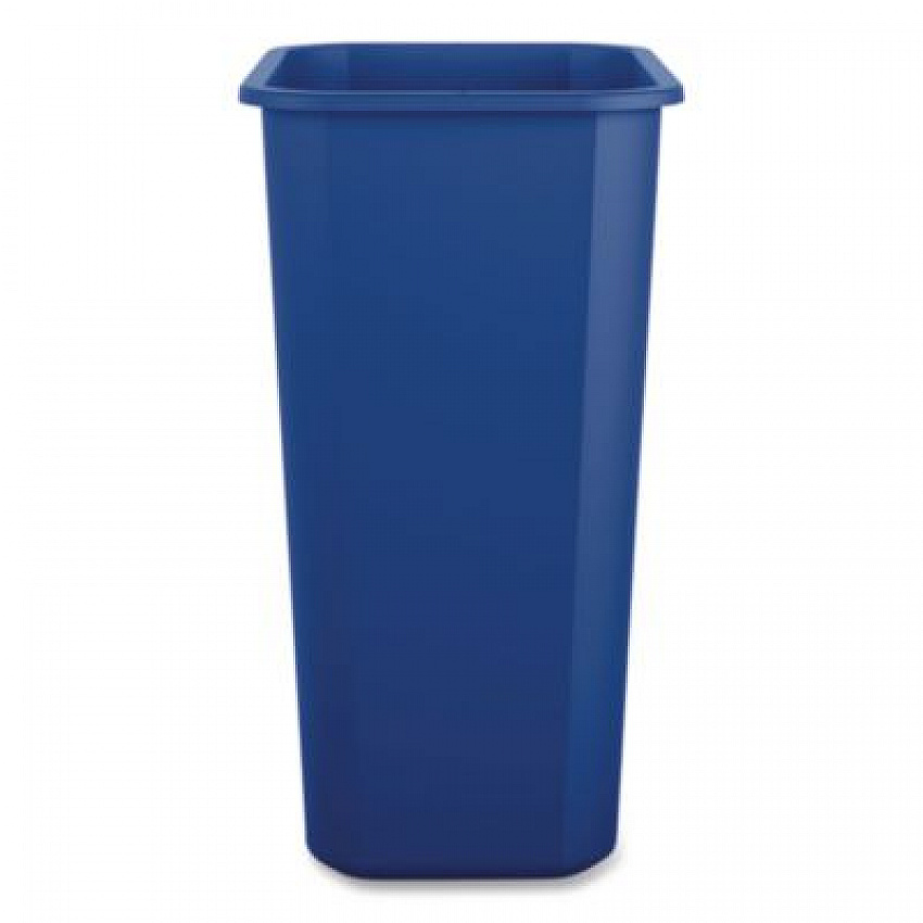Recycling Container, 10 gal, Polypropylene, Blue (41QTRECYCLEB)