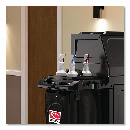 Housekeeping Cart Carry Caddy Accessory, Polypropylene, Black (HKCCADDYD)