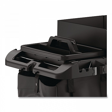 Housekeeping Cart Carry Caddy Accessory, Polypropylene, Black (HKCCADDYD)