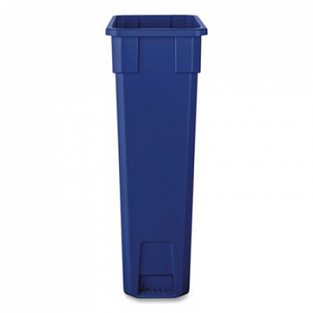 Slim Recycling Container, 23 gal, Polypropylene, Blue (23GLRECYCLEB)