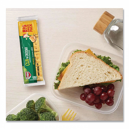 Sandwich Cracker, Club and Cheddar, 8 Cracker Snack Pack, 12/Box (21163)
