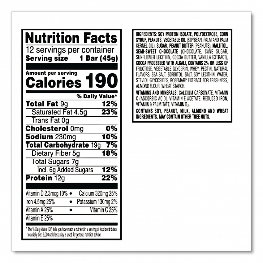 Special K Protein Meal Bar, Chocolate/Peanut Butter, 1.59 oz Bar, 8/Box (29190)