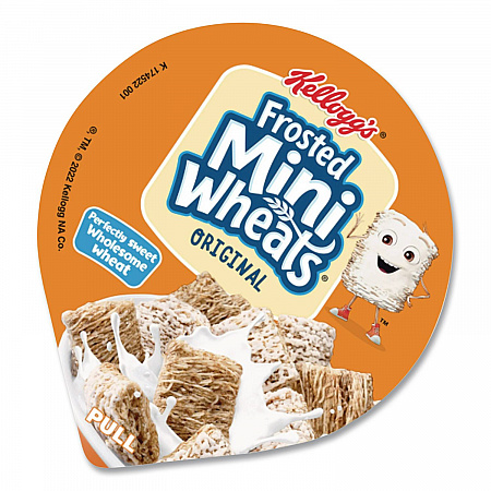 Breakfast Cereal, Frosted Mini Wheats, Single-Serve 2.5 oz Cup, 6/Box (42799)