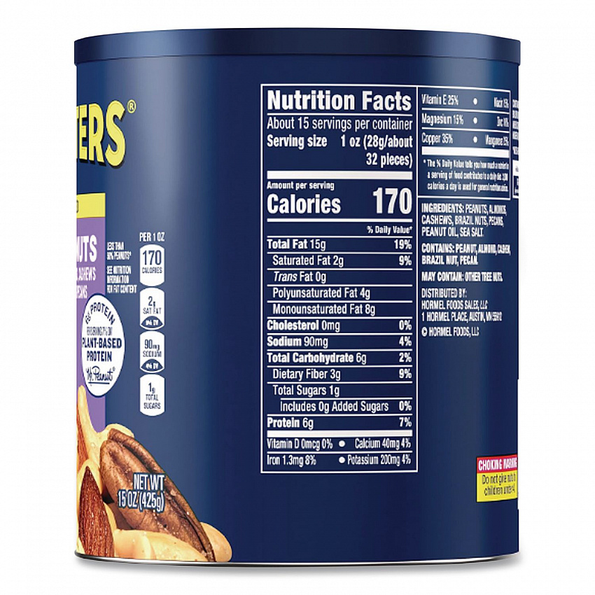 Mixed Nuts, 15 oz Can (01670)