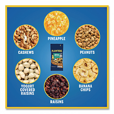 Trail Mix, Tropical Fruit and Nut, 2 oz Bag, 72/Carton (00026)