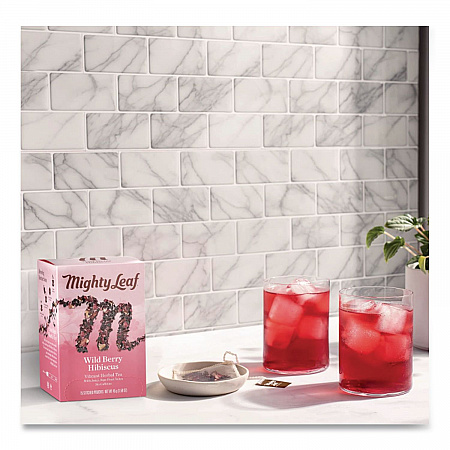 Whole Leaf Tea Pouches, Wild Berry Hibiscus, 15/Box (510144)