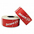 SecureIT Tamper Evident Food Container Seals, 1 x 3, Red, Paper, 250/Roll, 2 Rolls/Pack (P13SI2)