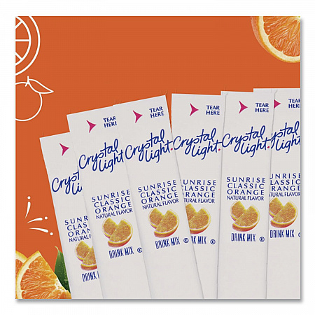 On the Go, Sunrise Orange, 0.16 oz Packets, 30/Box (00504)