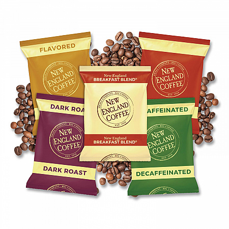 Coffee Portion Packs, Breakfast Blend, 2.5 oz Pack, 24/Box (026260)