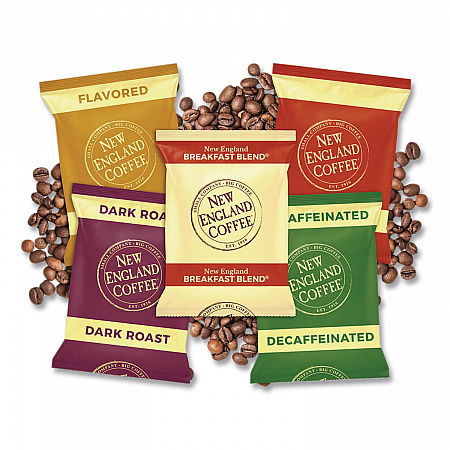 Coffee Portion Packs, Hazelnut Creme, 2.5 oz Pack, 24/Box (026530)