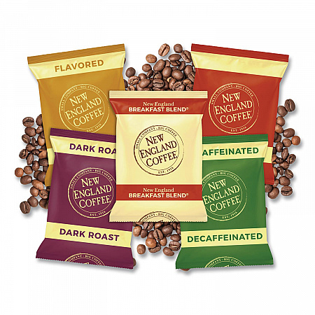 Coffee Portion Packs, Breakfast Blend Decaf, 2.5 oz Pack, 24/Box (026160)