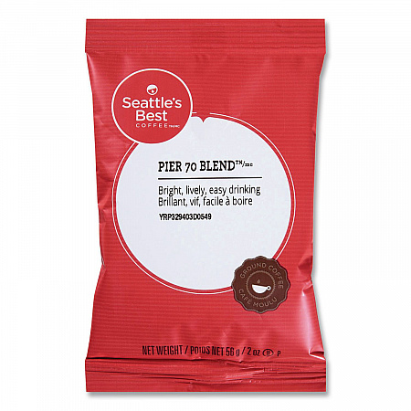 Premeasured Coffee Packs, Pier 70 Blend, 2.1 oz Packet, 72/Box (11008556CT)