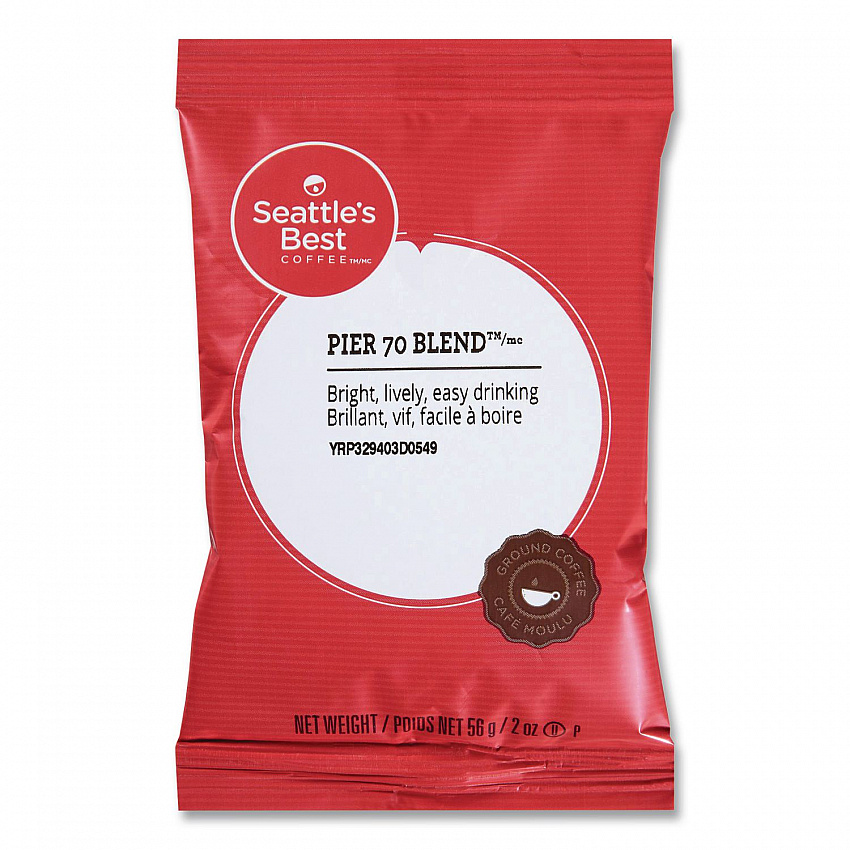 Premeasured Coffee Packs, Pier 70 Blend, 2.1 oz Packet, 72/Box (11008556CT)