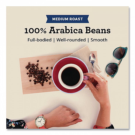 Level 3 Whole Bean Coffee, 12 oz Pack, 6/Carton (11008570EA)