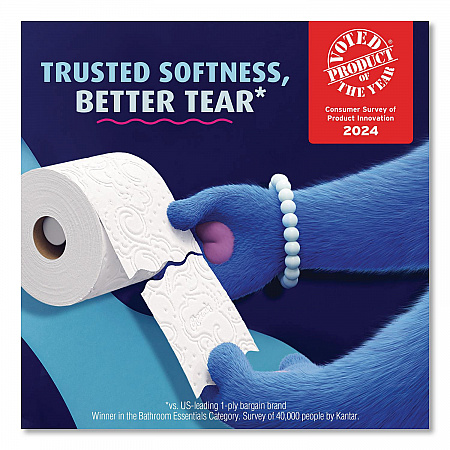Ultra Soft Bathroom Tissue, Mega Roll, Septic Safe, 2-Ply, White, 208 Sheets/Roll, 12 Rolls/Pack, 5 Packs/Carton (17579CT)