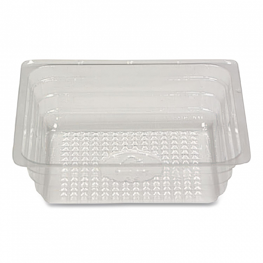 Reflections Portion Plastic Trays, Shallow, 4 oz Capacity, 3.5 x 3.5 x 1, Clear, 2,500/Carton (R4296)