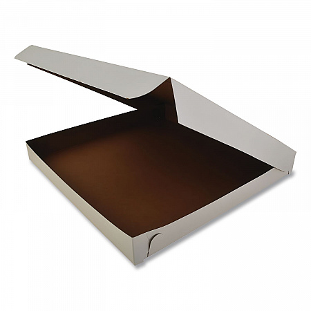 Lock-Corner Pizza Boxes, 16 x 16 x 1.88, White, Paper, 100/Carton (1450)