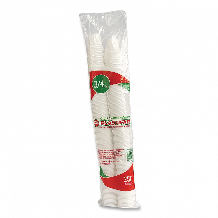 Plastic Condiment Cups, 0.75 oz, Translucent, 250/Sleeve, 20 Sleeves/Carton (11014)