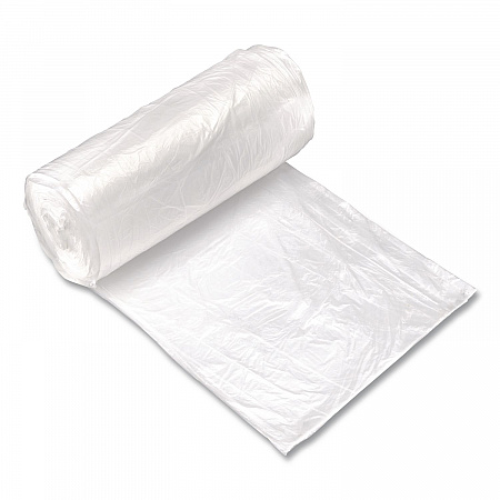 High-Density Coreless Mini-Roll Can Liners, 30 gal, 10 mic, 30
