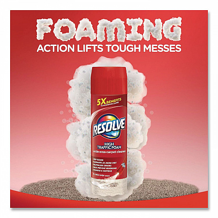 Foam Carpet Cleaner, Unscented,  Foam, 22 oz Aerosol Spray (00706)