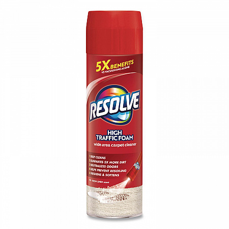 Foam Carpet Cleaner, Unscented, Foam, 22 oz Aerosol Spray, 12/Carton (00706CT)