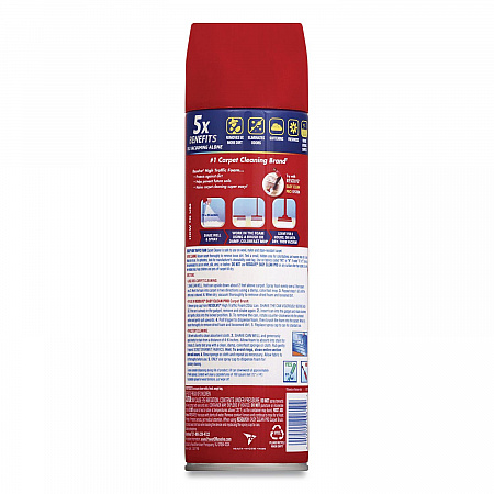 Foam Carpet Cleaner, Unscented, Foam, 22 oz Aerosol Spray, 12/Carton (00706CT)