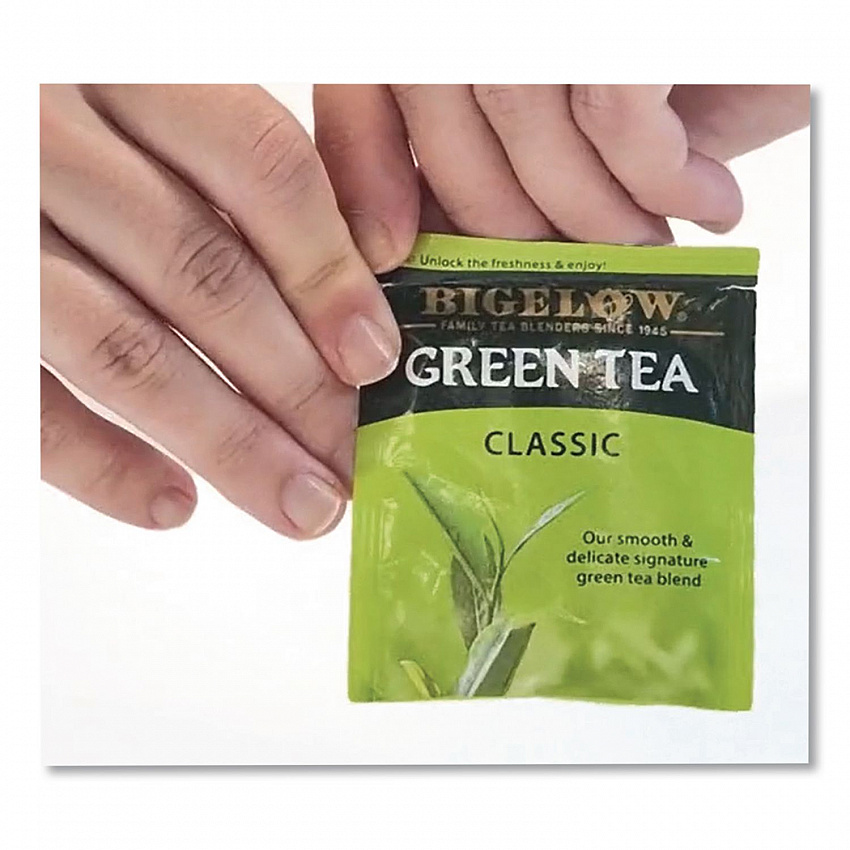 Single Flavor Tea, Green, 28 Bags/Box (00388)