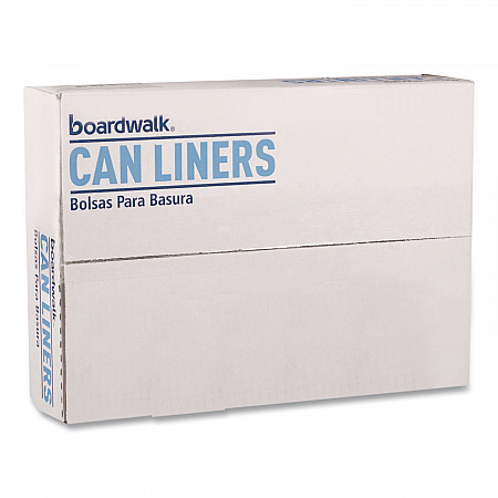Low-Density Waste Can Liners, 30 gal, 0.6 mil, 30