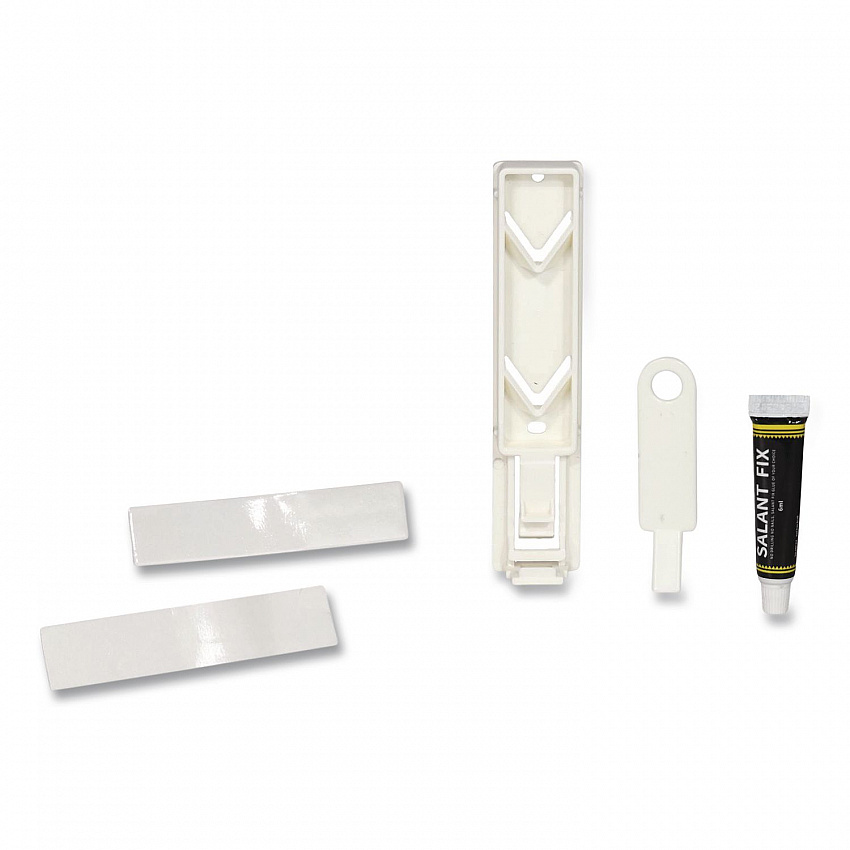 Single EcoLux Air Dispenser Bracket, For Ecolux Air Pump Dispenser Bottles, 1.19 x 0.44 x 5.69, White, 24/Carton (458883)