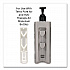 Single EcoLux Air Dispenser Bracket, For Ecolux Air Pump Dispenser Bottles, 1.19 x 0.44 x 5.69, White, 24/Carton (458883)