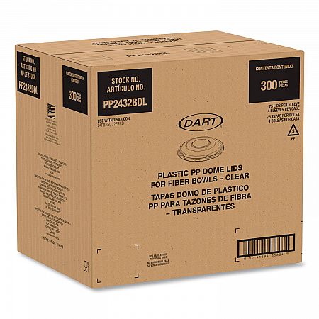 Dome Covers and Lids, For 24 oz to 32 oz Containers, 8.28