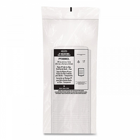 Dome Covers and Lids, For 28 oz Container, 6.75 x 9.5 x 1.83, Clear, 300/Carton (PP28BBDL)