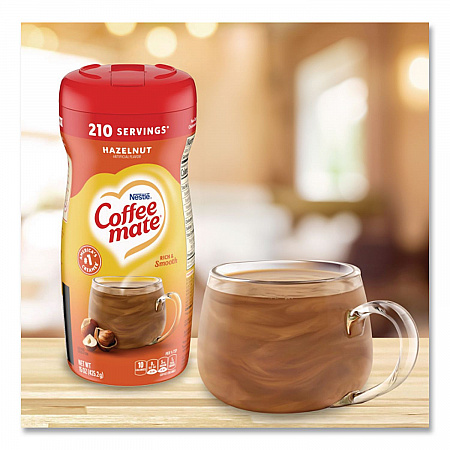 Hazelnut Creamer Powder, 15 oz Canister (12345)