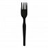 SmartStock Plastic Cutlery Refill, Series-O, Heavyweight Fork, Black, 40/Pack, 24 Packs/Carton (SSPFH51)