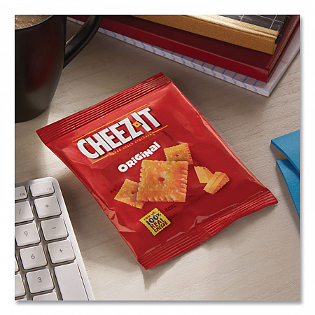 Cheez-It Crackers, 1.5 oz Single-Serving Snack Pack, 8/Box (12233)