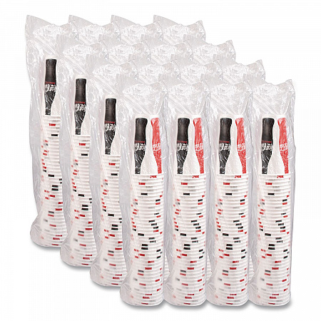 Double Sided Poly Paper Cold Cups, 28 oz to 32 oz, Coca-Cola Design, 40/Pack, 12 Packs/Carton (RN32CB)