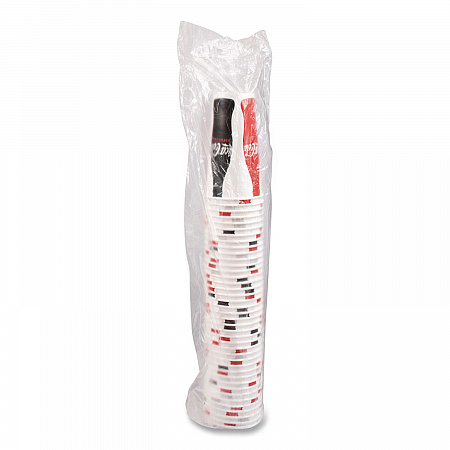 Double Sided Poly Paper Cold Cups, 28 oz to 32 oz, Coca-Cola Design, 40/Pack, 12 Packs/Carton (RN32CB)