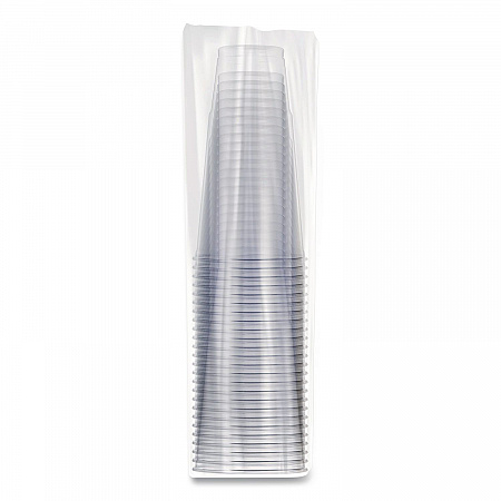 Conex ClearPro Plastic Cold Cups, ProPlanet Seal, 44 oz, Clear, 400/carton (44P)