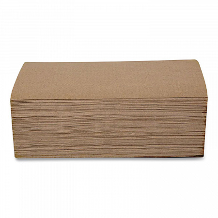 Recycled Multifold Paper Towels, 1-Ply, 9.5 x 9.5, Natural Kraft, 250/Pack, 16 Packs/Carton (APVEK416)