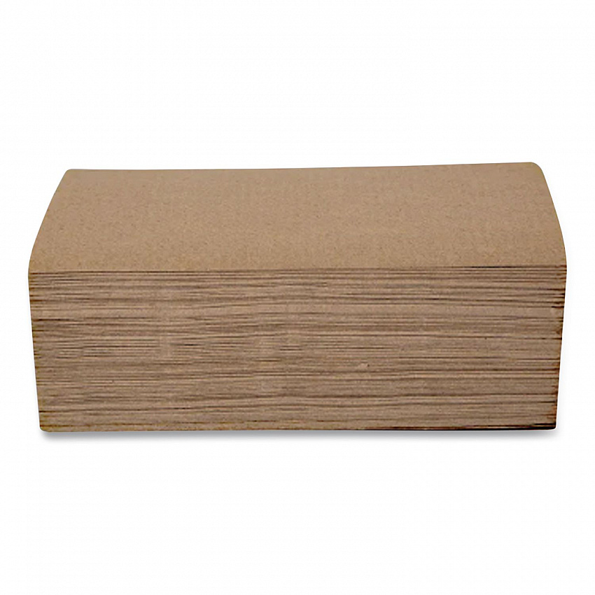 Recycled Multifold Paper Towels, 1-Ply, 9.5 x 9.5, Natural Kraft, 250/Pack, 16 Packs/Carton (APVEK416)