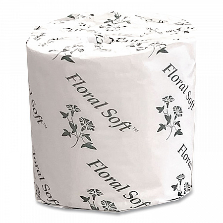 Two-Ply Standard Bathroom Tissue, Septic Safe, White, 400 Sheets/Roll, 48 Rolls/Carton (B448)