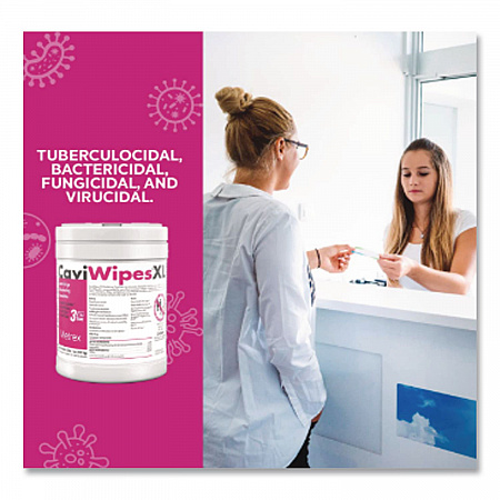 XL Disinfecting Towelettes, 10 x 12, Fragrance Free, White, 66 Wipes/Canister (MACW078150)