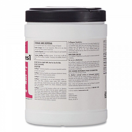 XL Disinfecting Towelettes, 10 x 12, Fragrance Free, White, 66 Wipes/Canister (MACW078150)