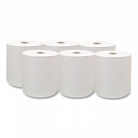 Hardwound Paper Towel Roll, Virgin Paper, 1-Ply, 7.88