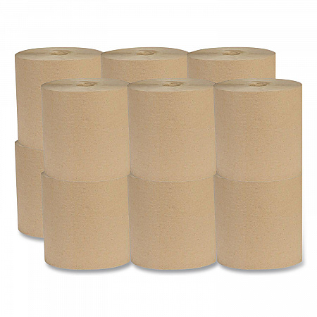 Recycled Hardwound Paper Towels, 1-Ply, 7.87