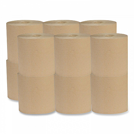Recycled Hardwound Paper Towels, 1-Ply, 8